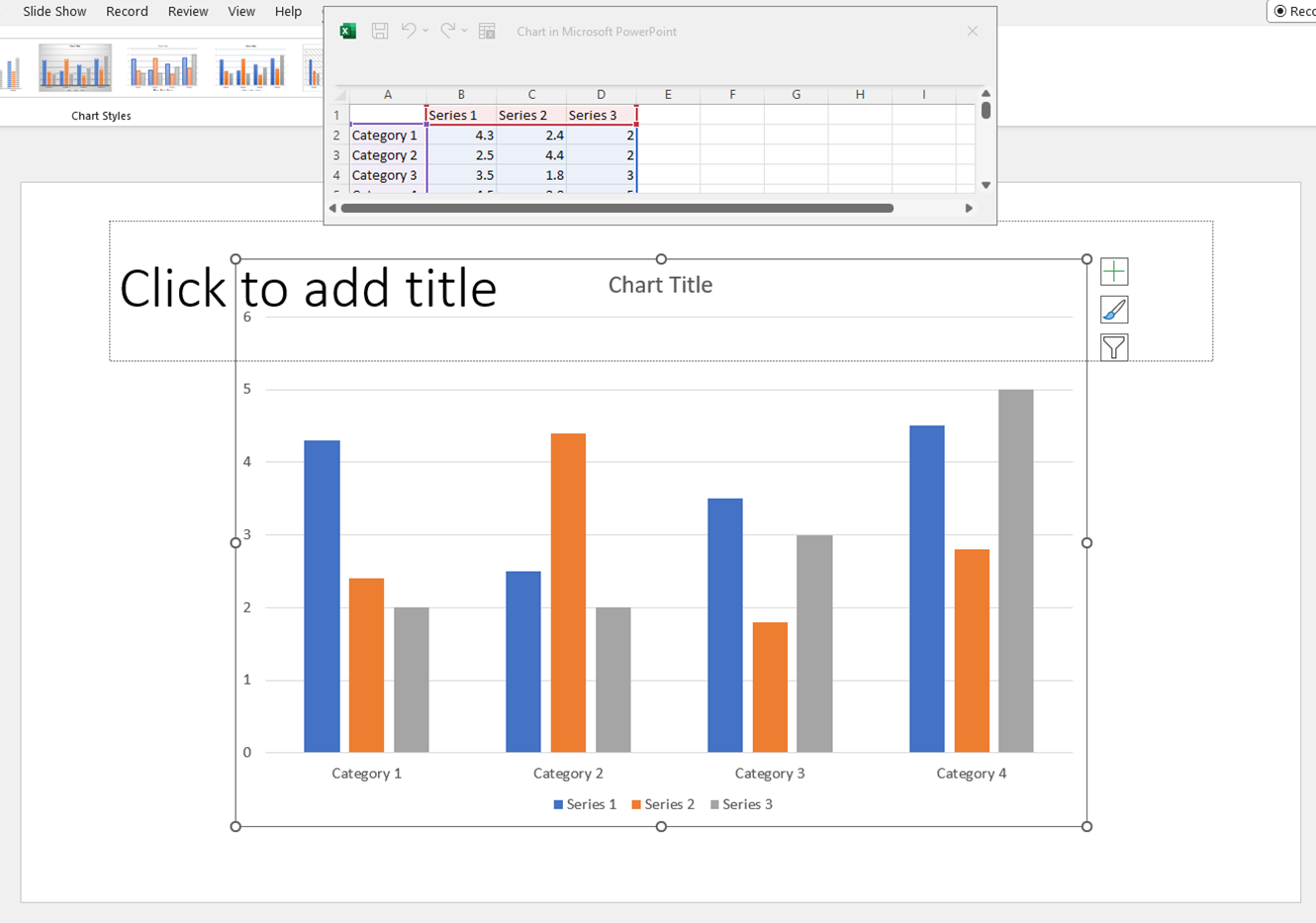 Inserting Charts in PowerPoint - how to do it | JPL IT Training