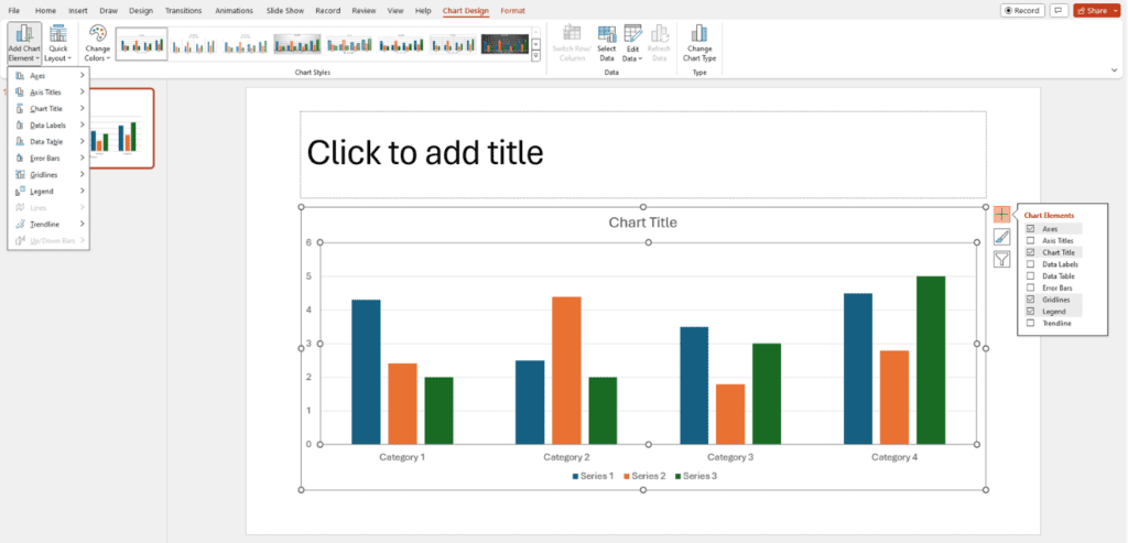 Inserting Charts in PowerPoint - how to do it | JPL IT Training