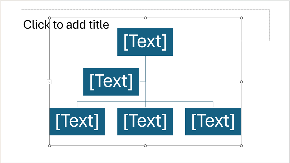 Inserting Hierarchy SmartArt Diagrams first way 2 screenshot