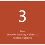 Screen Recording in PowerPoint - countdown screen screenshot